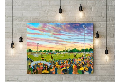 Sutton United FC Gander Green Lane Stadium Wall Art Canvas